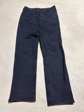 Good American pull on Straight-Leg black Pants medium
